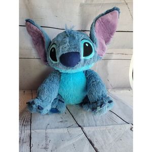 Large Disney Store Lilo & Stitch Plush Stuffed Animal 14 In Excellent Condition